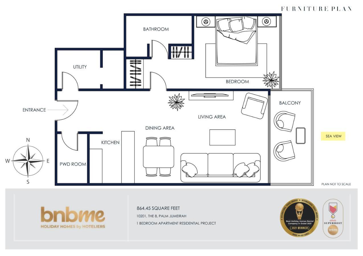 Bnbme - Th8 Palm Hotel ดูไบ ภายนอก รูปภาพ